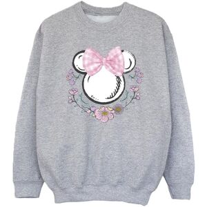 Disney Girl's Minnie Mouse Bow Sweatshirt in Grey Size: 7-8 Years Grey 7-8 Years Disney Girl's Minnie Mouse Bow Sweatshirt in Grey Size: 7-8 Years Grey 7-8 Years