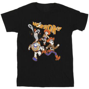 Toy Story Men's Horror Run Away Cotton Halloween T-Shirt in Black Size: Small Black S Toy Story Men's Horror Run Away Cotton Halloween T-Shirt in Black Size: Small Black S