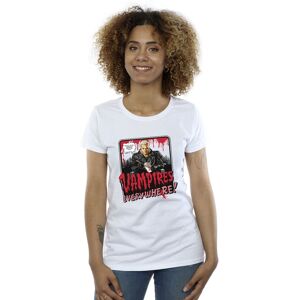 The Lost Boys Women's Vampires Everywhere Cotton T-Shirt in White Size: 2XL White 2XL The Lost Boys Women's Vampires Everywhere Cotton T-Shirt in White Size: 2XL White 2XL