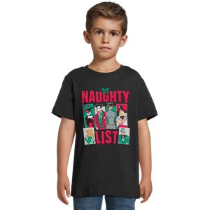 Batman Boy's Naughty List Cotton T-Shirt in Black Size: 7-8 Years Black 7-8 Years Batman Boy's Naughty List Cotton T-Shirt in Black Size: 7-8 Years Black 7-8 Years
