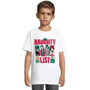 Batman Boy's Naughty List Cotton T-Shirt in White Size: 7-8 Years White 7-8 Years Batman Boy's Naughty List Cotton T-Shirt in White Size: 7-8 Years White 7-8 Years