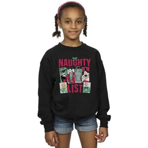Batman Girl's Naughty List Sweatshirt in Black Size: 9 Years Black 9 Years Batman Girl's Naughty List Sweatshirt in Black Size: 9 Years Black 9 Years