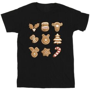 Winnie The Pooh Girl's Gingerbread Cotton T-Shirt in Black Size: 7-8 Years Black 7-8 Years Winnie The Pooh Girl's Gingerbread Cotton T-Shirt in Black Size: 7-8 Years Black 7-8 Years