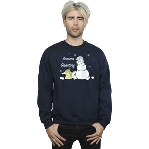 Star Wars Men's Seasons Greetings Sweatshirt in Navy Size: 3XL Navy 3XL Star Wars Men's Seasons Greetings Sweatshirt in Navy Size: 3XL Navy 3XL