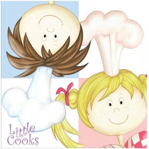 Amscan Little Cooks Disposable Napkins (Pack of 16) Multicolor Amscan Little Cooks Disposable Napkins (Pack of 16) Multicolor