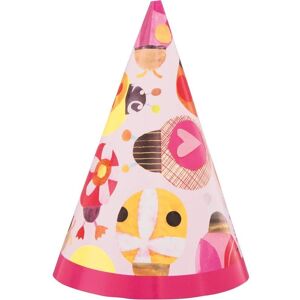 Unique Party Mini Ladybird 1st Birthday Party Hats (Pack of 8) in Pink Pink Unique Party Mini Ladybird 1st Birthday Party Hats (Pack of 8) in Pink Pink
