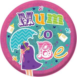 Amscan Holographic Shower Badge Multicolor Amscan Holographic Shower Badge Multicolor