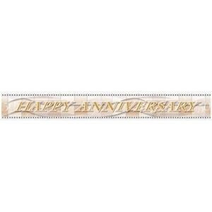 Amscan Gold Foil Anniversary Banner - banner Amscan Gold Foil Anniversary Banner - banner