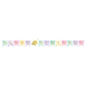 Unique Party Unicorn Happy Birthday Banner Multicolor Unique Party Unicorn Happy Birthday Banner Multicolor