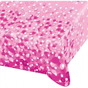 Amscan Paper Sparkle Party Table Cover in Pink Pink Amscan Paper Sparkle Party Table Cover in Pink Pink