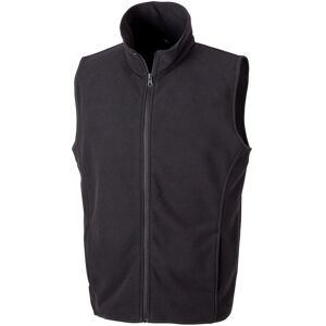 Result Core Men's Microfleece Gilet in Black Size: 2XL Black 2XL Result Core Men's Microfleece Gilet in Black Size: 2XL Black 2XL