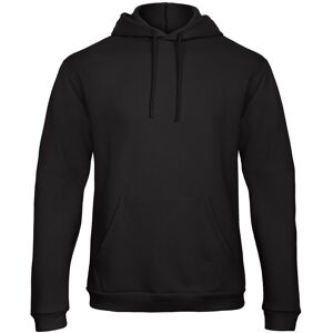 B&C Men's ID.203 50 50 Hoodie in Black Size: 2XL Black 2XL B&C Men's ID.203 50 50 Hoodie in Black Size: 2XL Black 2XL