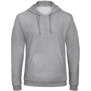 B&C Men's ID.203 50 50 Hoodie in Grey Size: 2XL Grey 2XL B&C Men's ID.203 50 50 Hoodie in Grey Size: 2XL Grey 2XL