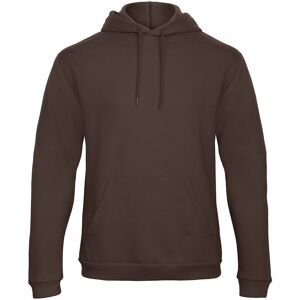 B&C Men's ID.203 50 50 Hoodie in Brown Size: Small Brown S B&C Men's ID.203 50 50 Hoodie in Brown Size: Small Brown S