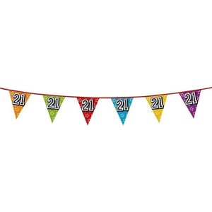 Boland 21st Birthday Bunting Multicolor Boland 21st Birthday Bunting Multicolor