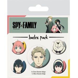 Pertemba - Spy x Family Badge Set - Pack of 5 Pertemba - Spy x Family Badge Set - Pack of 5