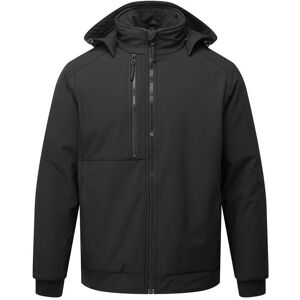 Portwest Men's Padded 2 Layer Soft Shell Jacket in Black Size: Large Black L Portwest Men's Padded 2 Layer Soft Shell Jacket in Black Size: Large Black L