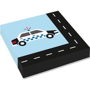 Amscan On The Road Birthday Napkins (Pack of 20) in Blue Blue Amscan On The Road Birthday Napkins (Pack of 20) in Blue Blue