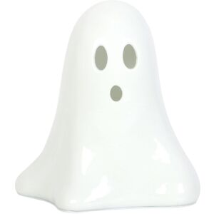 Something Different Hey Boo Ghost Ceramic Light (Batteries Included) in White White Something Different Hey Boo Ghost Ceramic Light (Batteries Included) in White White
