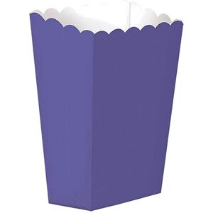 Amscan Paper Plain Popcorn Holder in Purple Size: Small Purple S Amscan Paper Plain Popcorn Holder in Purple Size: Small Purple S