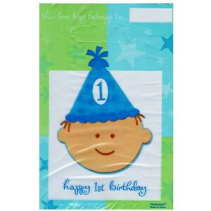 Amscan Boy 1st Birthday Party Bags (Pack of 8) in Bottle Green Bottle Green Amscan Boy 1st Birthday Party Bags (Pack of 8) in Bottle Green Bottle Green