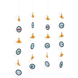 Amscan On The Road String Birthday Hanging Dration (Pack of 4) in Yellow Yellow Amscan On The Road String Birthday Hanging Dration (Pack of 4) in Yellow Yellow