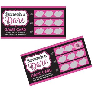 Amscan Scratch A Dare Hen Night Party Game (Pack of 12) in Pink Pink Amscan Scratch A Dare Hen Night Party Game (Pack of 12) in Pink Pink