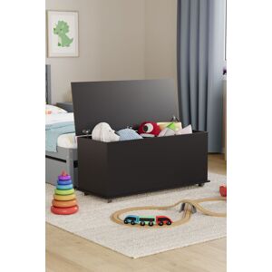 Home Discount Vida Designs Leon Spacious Ottoman Toy Storage Unit for Kids in Black Black Home Discount Vida Designs Leon Spacious Ottoman Toy Storage Unit for Kids in Black Black