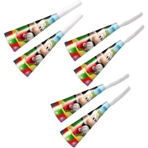 Disney Horn Mickey Mouse Party Favours (Pack of 6) Multicolor Disney Horn Mickey Mouse Party Favours (Pack of 6) Multicolor