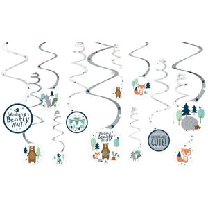 Amscan Bear ly Wait Swirl Shower Hanging Dration (Pack of 12) Multicolor Amscan Bear ly Wait Swirl Shower Hanging Dration (Pack of 12) Multicolor