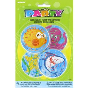 Unique Party Maze Puzzle (Pack of 4) Multicolor Unique Party Maze Puzzle (Pack of 4) Multicolor
