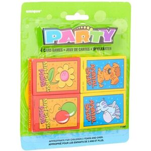 Unique Party Card Game (Pack of 4) Multicolor Unique Party Card Game (Pack of 4) Multicolor