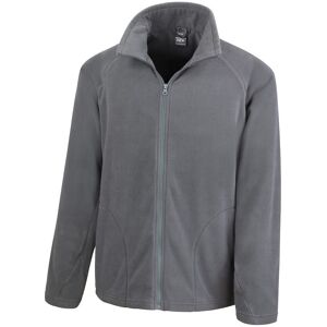 Result Core Men's Fleece Jacket in Charcoal Size: XS Charcoal XS Result Core Men's Fleece Jacket in Charcoal Size: XS Charcoal XS