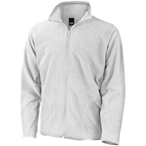 Result Core Men's Fleece Jacket in White Size: XS White XS Result Core Men's Fleece Jacket in White Size: XS White XS