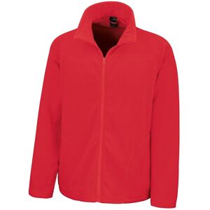Result Core Men's Fleece Jacket in Red Size: Large Red L Result Core Men's Fleece Jacket in Red Size: Large Red L