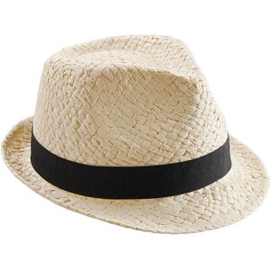 Beechfield Men's Festival Trilby in Natural Size: Large/XL Natural L/XL Beechfield Men's Festival Trilby in Natural Size: Large/XL Natural L/XL