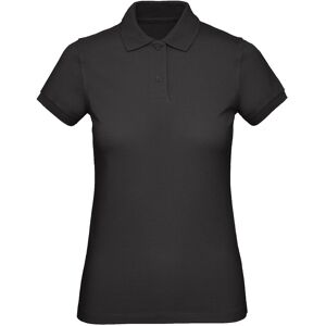 B&C Women's Inspire Polo Shirt in Black Size: Medium Black M B&C Women's Inspire Polo Shirt in Black Size: Medium Black M