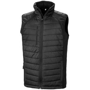 Result Men's Compass Softshell Padded Gilet in Black Size: Large Black L Result Men's Compass Softshell Padded Gilet in Black Size: Large Black L