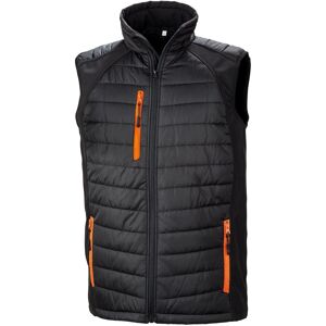 Result Men's Compass Softshell Padded Gilet in True Black Size: Large True Black L Result Men's Compass Softshell Padded Gilet in True Black Size: Large True Black L