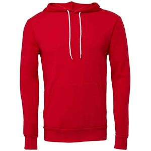 Bella + Canvas Men's Polycotton Pullover Hoodie in Red Size: Medium Red M Bella + Canvas Men's Polycotton Pullover Hoodie in Red Size: Medium Red M