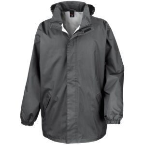 Result Core Men's Midweight Waterproof Jacket in Dark Grey Size: 3XL Dark Grey 3XL Result Core Men's Midweight Waterproof Jacket in Dark Grey Size: 3XL Dark Grey 3XL