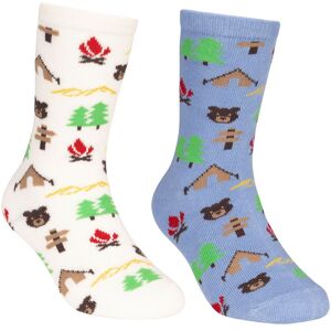 Trespass Camping Socks Pack of 2 in Bright Blue Size: 12-3 Bright Blue 12-3 Trespass Camping Socks Pack of 2 in Bright Blue Size: 12-3 Bright Blue 12-3