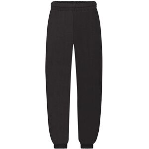 Fruit of the Loom Elasticated Hem Jogging Bottoms in Black Size: 5-6 Years Black 5-6 Years Fruit of the Loom Elasticated Hem Jogging Bottoms in Black Size: 5-6 Years Black 5-6 Years