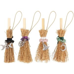 Something Different Men's Lucky Broomstick Charm (Pack of 12) in Dark Brown Dark Brown One Size Something Different Men's Lucky Broomstick Charm (Pack of 12) in Dark Brown Dark Brown One Size