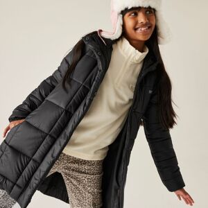 Regatta Embrie Longline Water-Repellent Baffled Jacket in Jet Black Size: 7-8 Years Jet Black 7-8 Years Regatta Embrie Longline Water-Repellent Baffled Jacket in Jet Black Size: 7-8 Years Jet Black 7-8 Years
