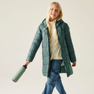 Regatta Embrie Longline Water-Repellent Baffled Jacket in Green Size: 7-8 Years Green 7-8 Years Regatta Embrie Longline Water-Repellent Baffled Jacket in Green Size: 7-8 Years Green 7-8 Years