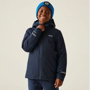 Regatta Hurdle Hooded Waterproof Breathable Insulated Jacket in Navy Size: 11-12 Years Navy 11-12 Years Regatta Hurdle Hooded Waterproof Breathable Insulated Jacket in Navy Size: 11-12 Years Navy 11-12 Years