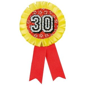 Boland Holographic 30th Badge in Orange Orange Boland Holographic 30th Badge in Orange Orange