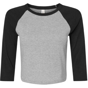 Bella Canvas Heather Raglan Crop Top - Crop Top Bella Canvas Heather Raglan Crop Top - Crop Top