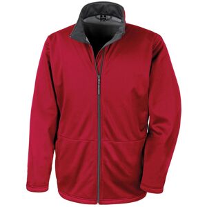 Result Core Men's Plain Soft Shell Jacket in Red Size: XS Red XS Result Core Men's Plain Soft Shell Jacket in Red Size: XS Red XS